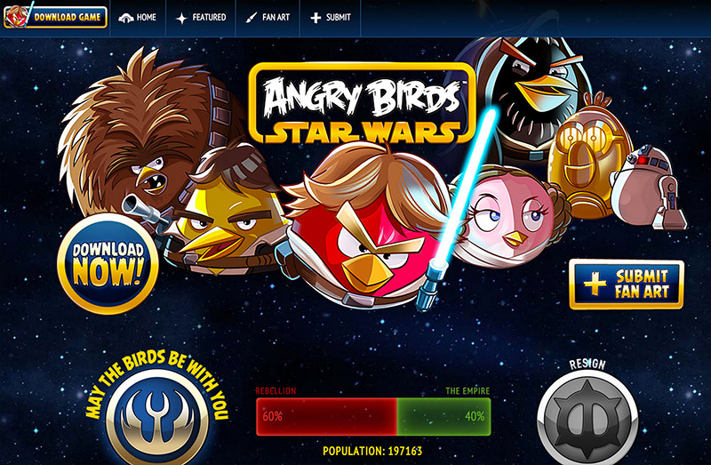 The Dark Force in Angry Birds
