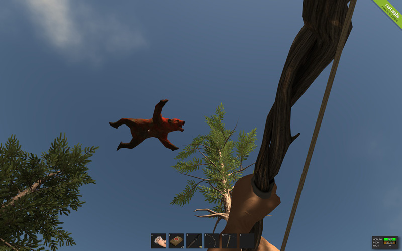 Lentävä punainen karhu